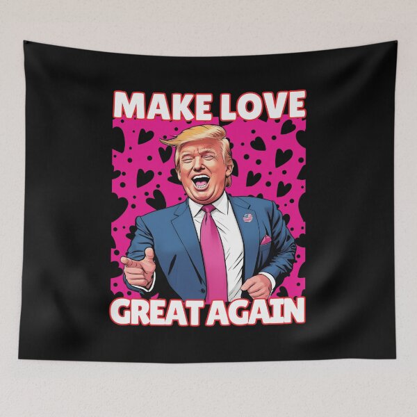 Item preview, Funny Donald Trump "Make Love Great Again" | MAGA Valentine’s Day Gift | Political V-Day Humor for Trump Fans and Patriots designed and sold by VZCreativeLab.