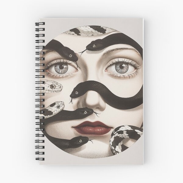 Item preview, Abstract Face with Serpentine Grace designed and sold by yinyuecreation.