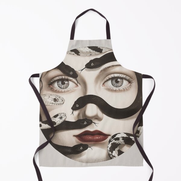 Item preview, Abstract Face with Serpentine Grace designed and sold by yinyuecreation.
