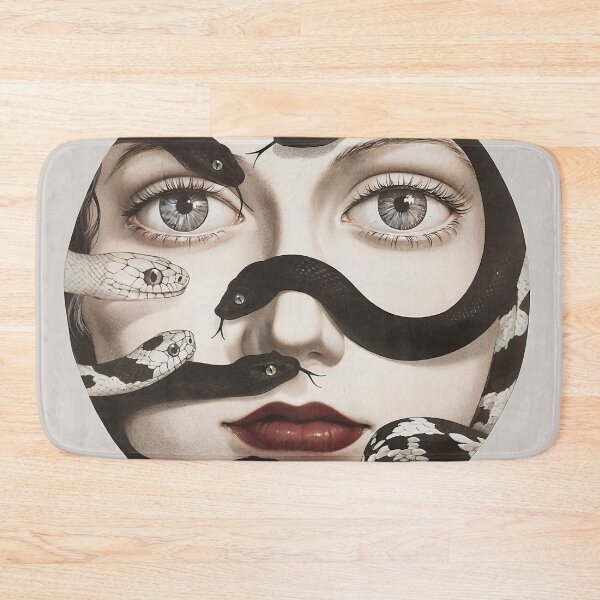 Item preview, Abstract Face with Serpentine Grace designed and sold by yinyuecreation.