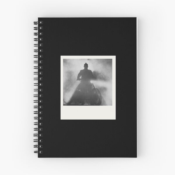 Item preview, Samurai Riding a Motorbike Black and White designed and sold by LudusRoom.