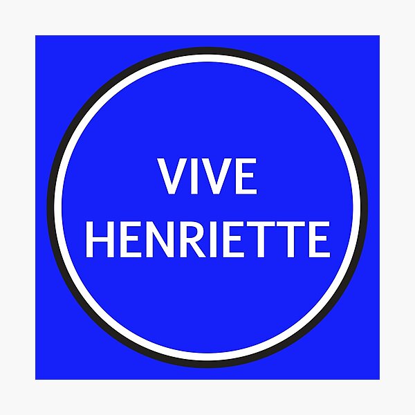 Item preview, Vive Henriette | Protégeons la langue française designed and sold by directionshoppe.