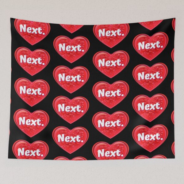Item preview, HEART:  Next. - funny valentines signs designed and sold by DesignsFromTW-S.
