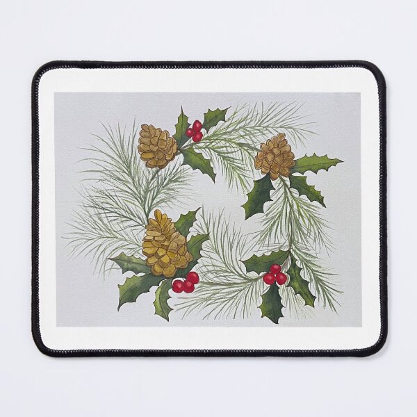 Item preview, Pine Cone Wreath designed and sold by Lisa Neuman Watercolors.