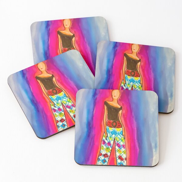 Item preview, Watercolor painting of “Ethel’s Birthday” Hostess Pants.  designed and sold by LisaFR1966.