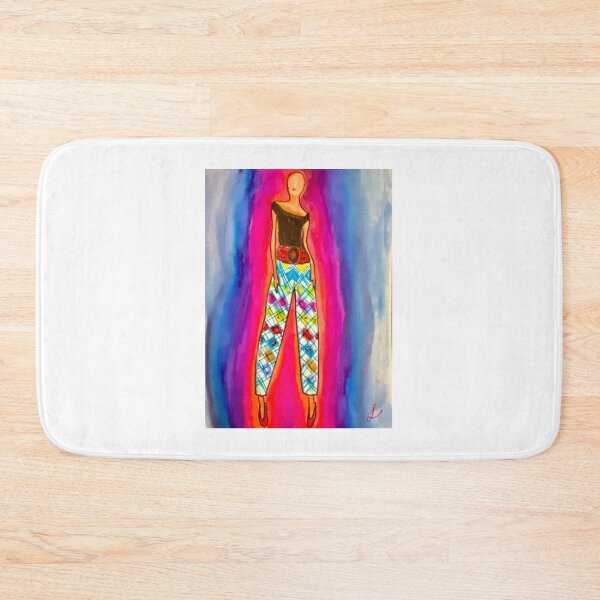 Item preview, Watercolor painting of “Ethel’s Birthday” Hostess Pants.  designed and sold by LisaFR1966.