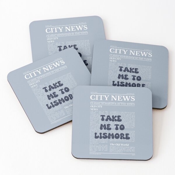 Item preview, "Take Me to Lismore" – Australia, Elegant Newspaper-Style Design designed and sold by RM-Journey.