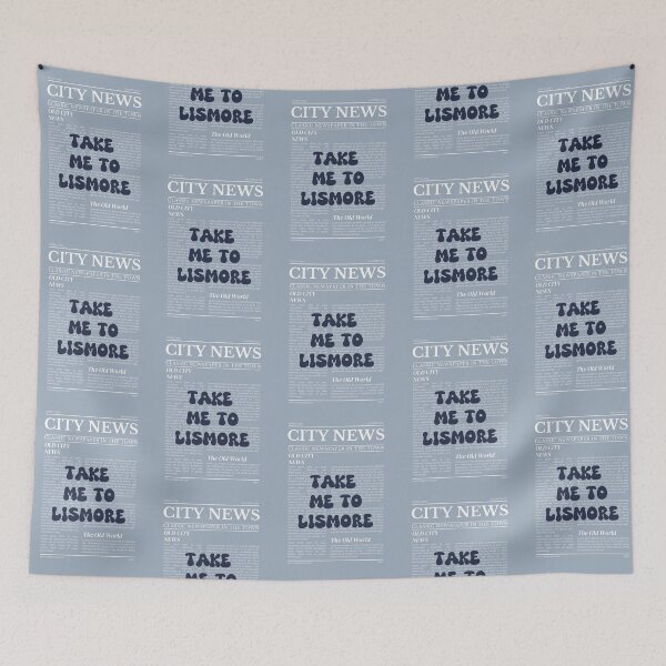 Item preview, "Take Me to Lismore" – Australia, Elegant Newspaper-Style Design designed and sold by RM-Journey.