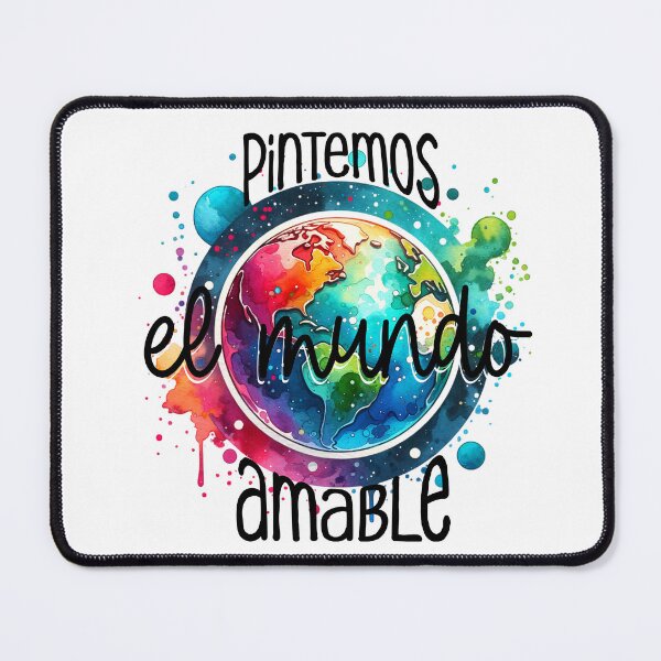 Item preview, El Mundo – Vibrant Watercolor World Design designed and sold by Teacher2Nerds.