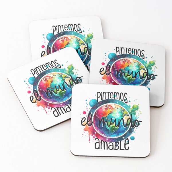 Item preview, El Mundo – Vibrant Watercolor World Design designed and sold by Teacher2Nerds.
