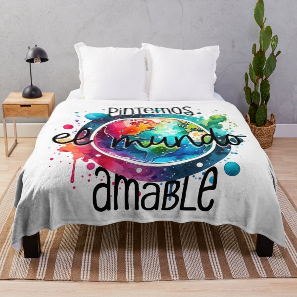 Item preview, El Mundo – Vibrant Watercolor World Design designed and sold by Teacher2Nerds.