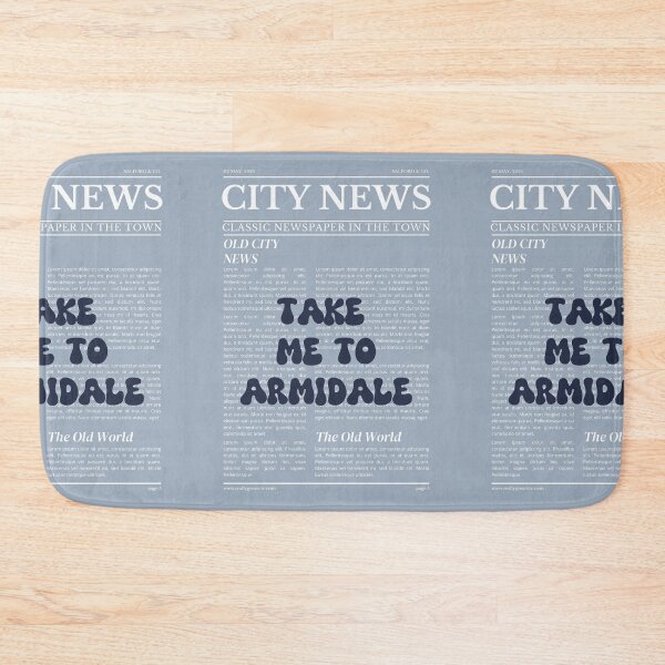 Item preview, "Take Me to Armidale" – Australia, Elegant Newspaper-Style Design designed and sold by RM-Journey.