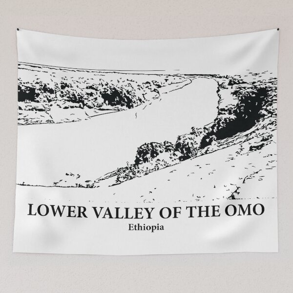 Item preview, Lower Valley of the Omo - Ethiopia designed and sold by Lakeric Cityscapes.