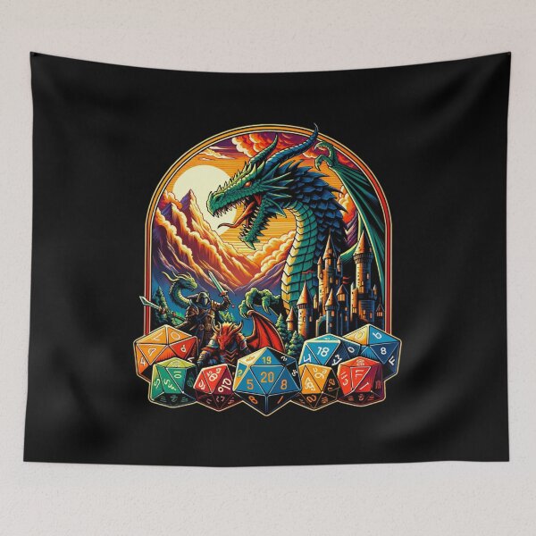 Item preview, DnD Tabletop Gamer - Dragons and Dice designed and sold by 2ndSketch.