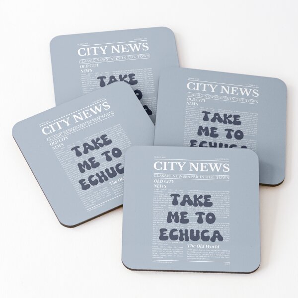 Item preview, "Take Me to Echuca" – Australia, Elegant Newspaper-Style Design designed and sold by RM-Journey.
