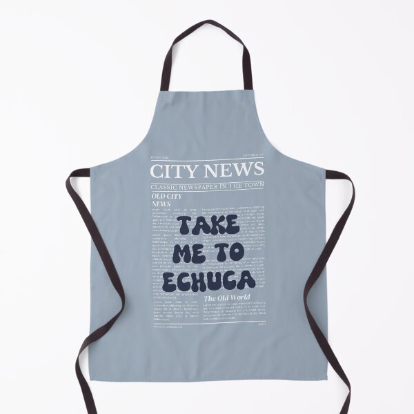 Item preview, "Take Me to Echuca" – Australia, Elegant Newspaper-Style Design designed and sold by RM-Journey.
