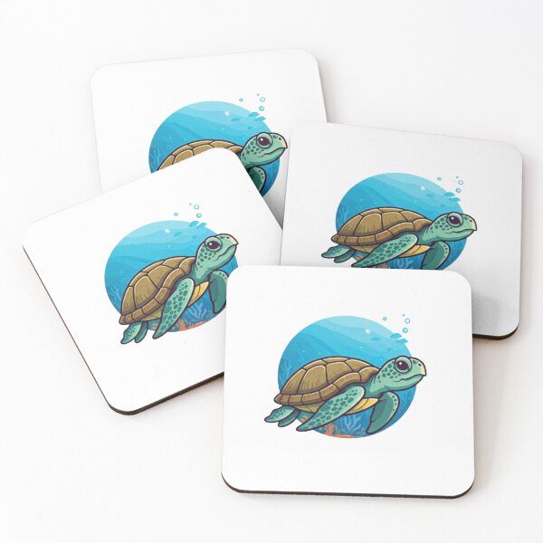 Item preview, CUTE SEA TURTLE designed and sold by likbatonboot.
