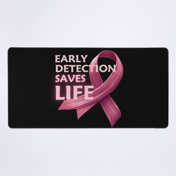 Item preview, Early Detection Saves Lives - Pink Ribbon designed and sold by Taans-Creation.