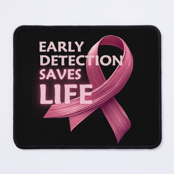 Item preview, Early Detection Saves Lives - Pink Ribbon designed and sold by Taans-Creation.