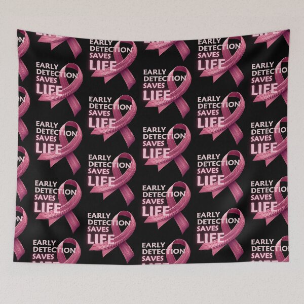 Item preview, Early Detection Saves Lives - Pink Ribbon designed and sold by Taans-Creation.