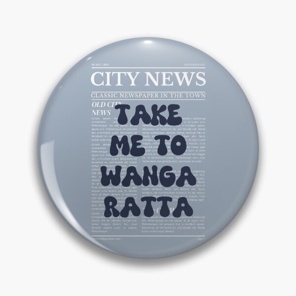 Item preview, "Take Me to Wangaratta" – Australia, Elegant Newspaper-Style Design designed and sold by RM-Journey.