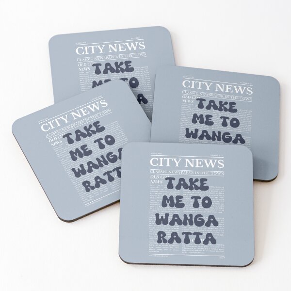 Item preview, "Take Me to Wangaratta" – Australia, Elegant Newspaper-Style Design designed and sold by RM-Journey.