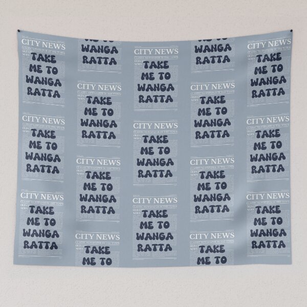 Item preview, "Take Me to Wangaratta" – Australia, Elegant Newspaper-Style Design designed and sold by RM-Journey.