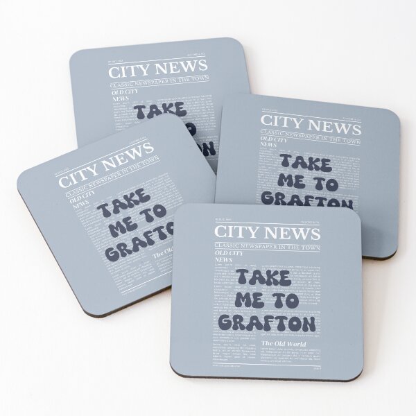 Item preview, "Take Me to Grafton" – Australia, Elegant Newspaper-Style Design designed and sold by RM-Journey.