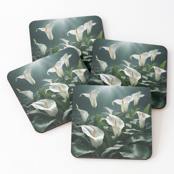 Item preview, Peace lilies wall art designed and sold by melissabeta.