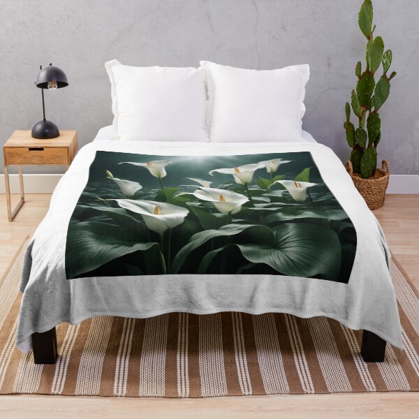 Item preview, Peace lilies wall art designed and sold by melissabeta.