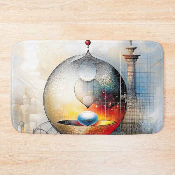 Item preview, "Celestial Harmony: A Fusion of Geometry and Nature" designed and sold by bloorose.