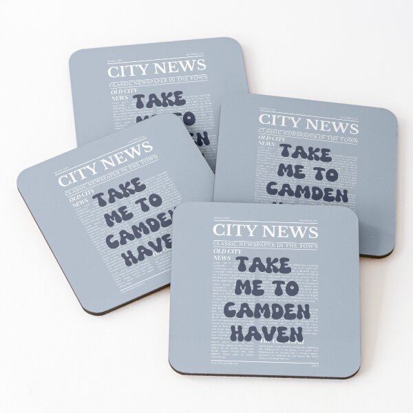 Item preview, "Take Me to Camden Haven" – Australia, Elegant Newspaper-Style Design designed and sold by RM-Journey.