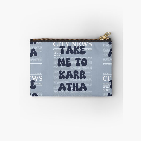 Item preview, "Take Me to Karratha" – Australia, Elegant Newspaper-Style Design designed and sold by RM-Journey.