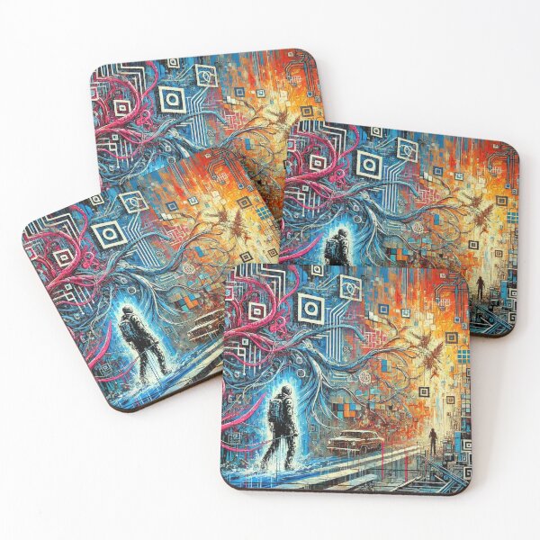 Item preview, Paranoia in the Binary Flood designed and sold by Paul Louis Villani.