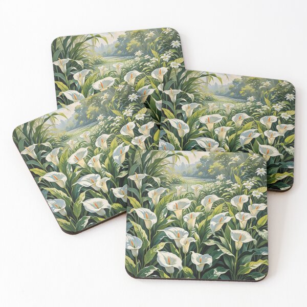 Item preview, Peace lilies wall art designed and sold by melissabeta.