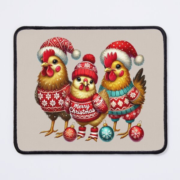Item preview, Christmas Roosters designed and sold by Myra365Art.