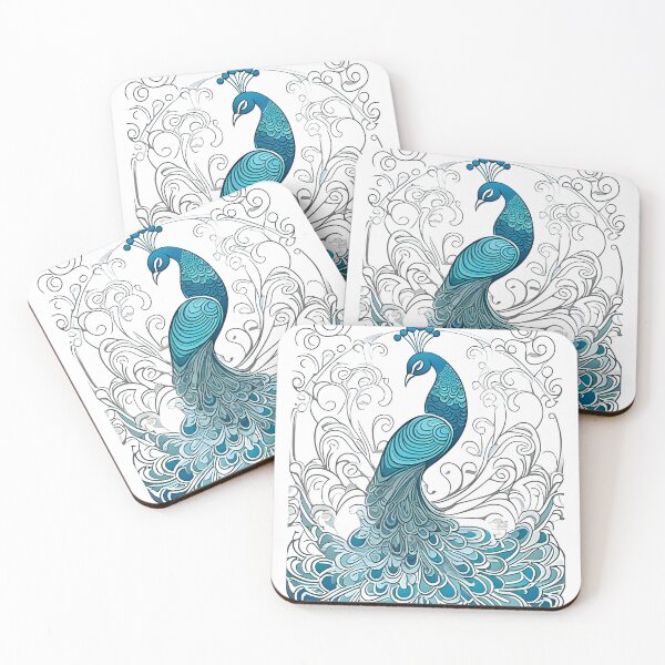 Item preview, blue peacock designed and sold by aliraweb.