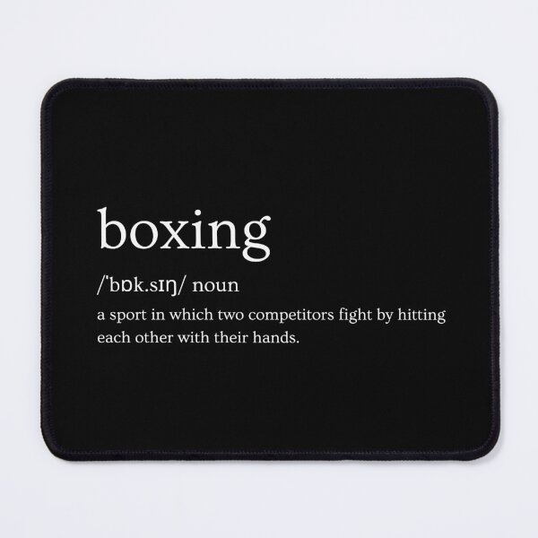 Item preview, Boxing Word Definition Minimalist designed and sold by LudusRoom.