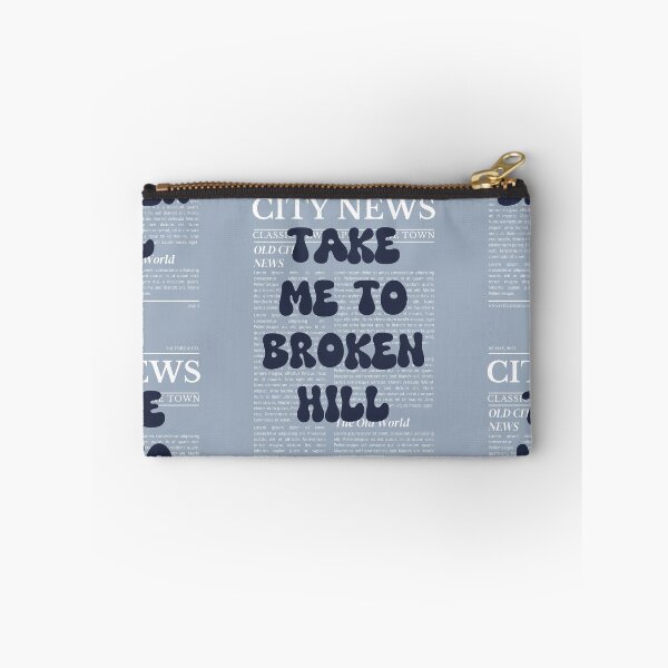 Item preview, "Take Me to Broken Hill" – Australia, Elegant Newspaper-Style Design designed and sold by RM-Journey.