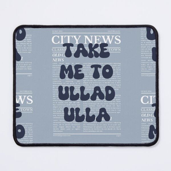 Item preview, "Take Me to Ulladulla" – Australia, Elegant Newspaper-Style Design designed and sold by RM-Journey.