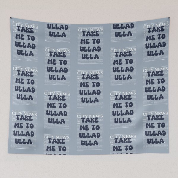Item preview, "Take Me to Ulladulla" – Australia, Elegant Newspaper-Style Design designed and sold by RM-Journey.
