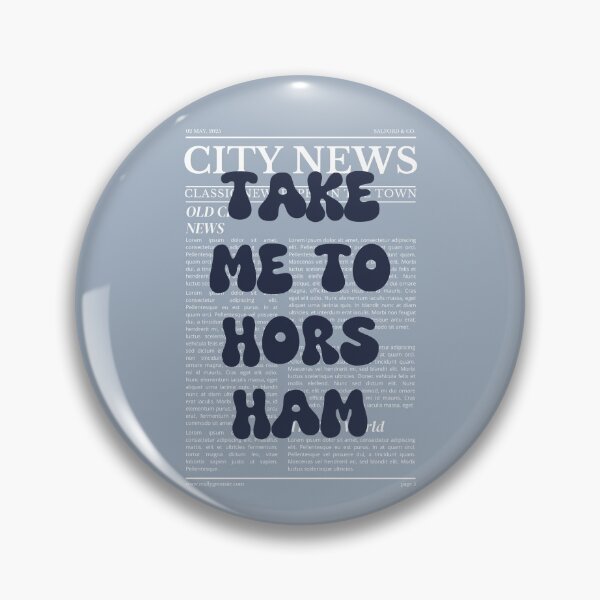 Item preview, "Take Me to Horsham" – Australia, Elegant Newspaper-Style Design designed and sold by RM-Journey.