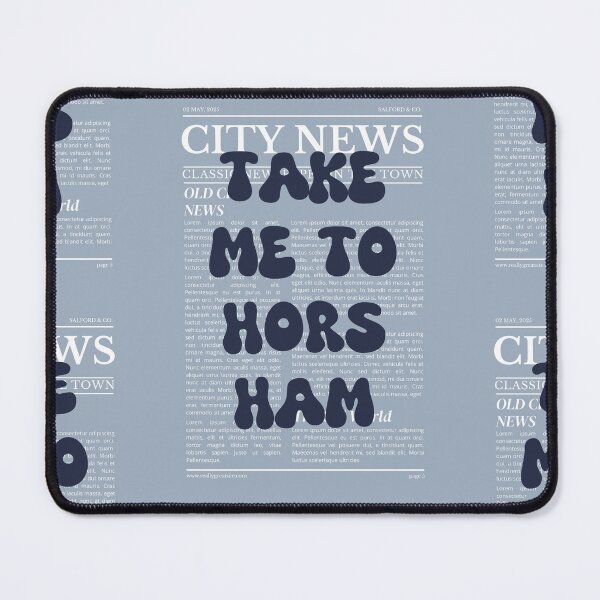Item preview, "Take Me to Horsham" – Australia, Elegant Newspaper-Style Design designed and sold by RM-Journey.
