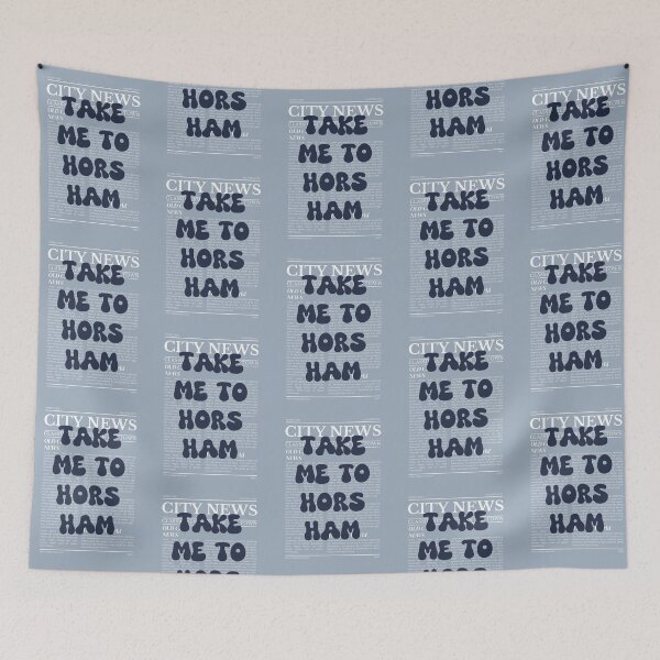 Item preview, "Take Me to Horsham" – Australia, Elegant Newspaper-Style Design designed and sold by RM-Journey.