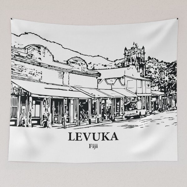 Item preview, Levuka - Fiji designed and sold by Lakeric Cityscapes.