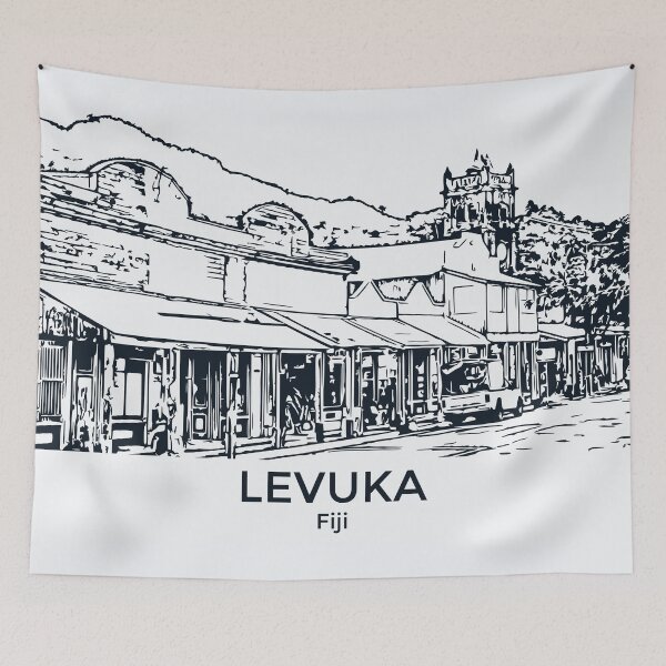 Item preview, Levuka - Fiji designed and sold by Lakeric Cityscapes.