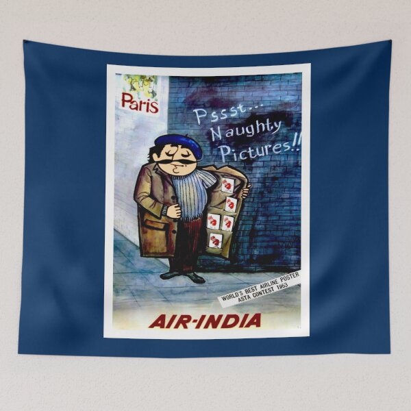 Item preview, AIR INDIA: Vintage Air Travel Advertising Print designed and sold by posterbobs.