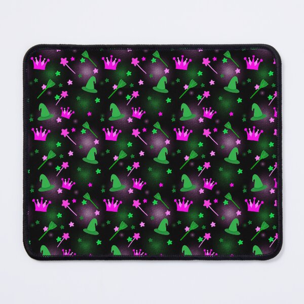 Item preview, Pink and Green Witches Broomsticks and Wands Magical designed and sold by Lorenza Krautkraemer Designs.