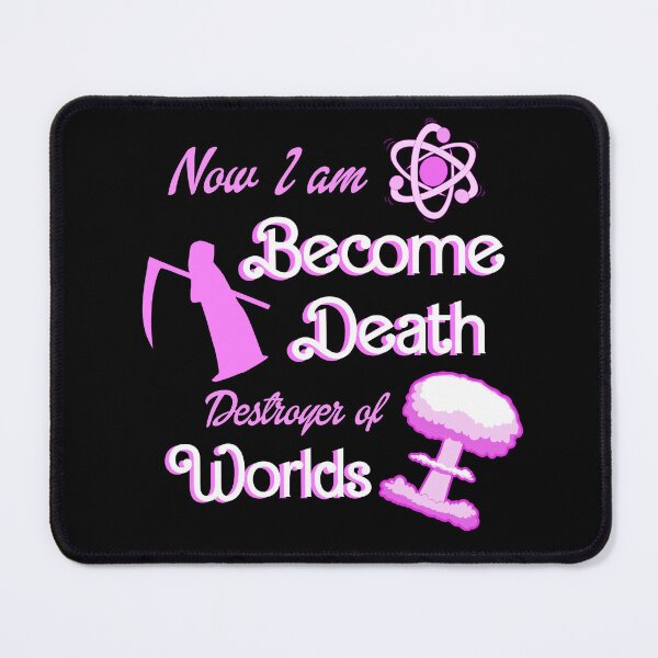 Item preview, Barbenheimer: Now I am Become Death Destroyer of Worlds Parody Design designed and sold by Donsean22.