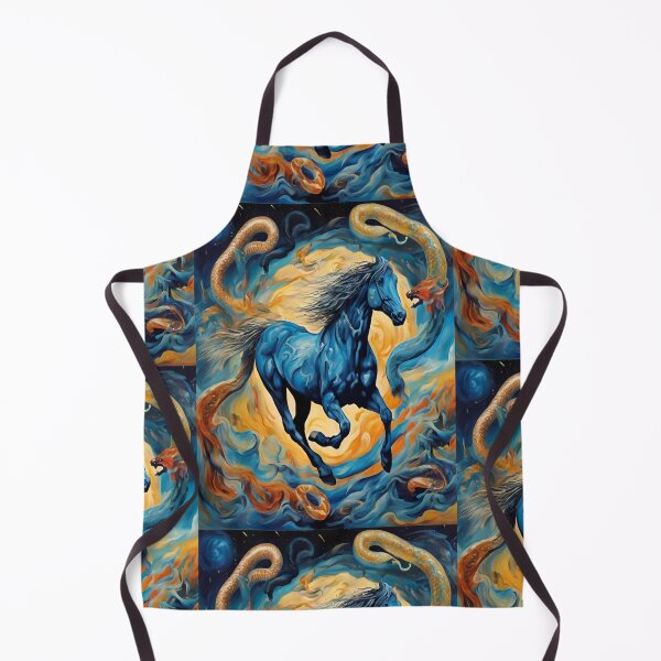 Item preview, Celestial Fury: The Blue Stallion of Eternal Struggle designed and sold by Atarac.